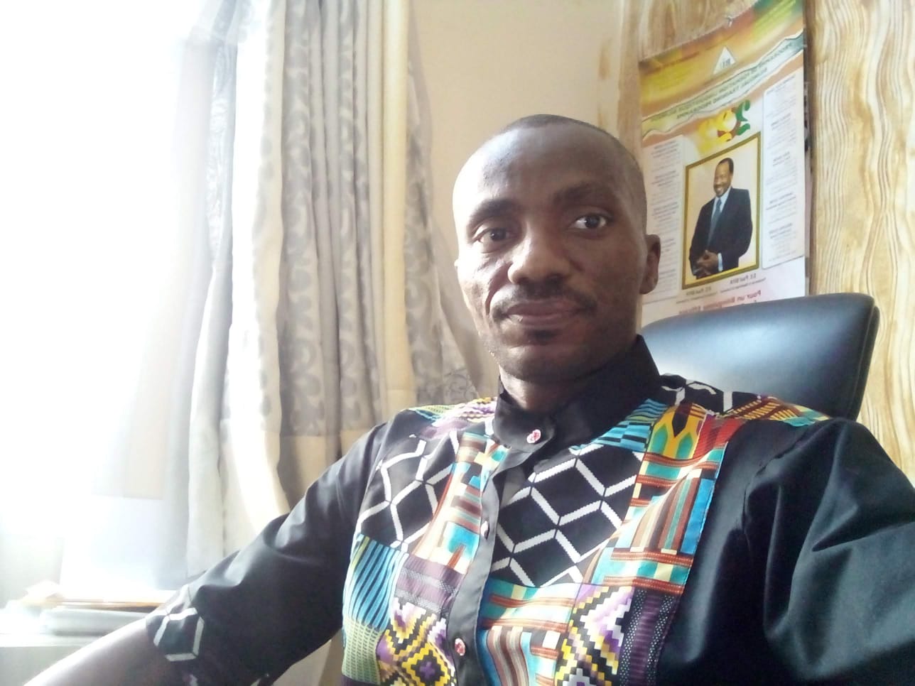 Gamaliel Fokoua – at the showroom